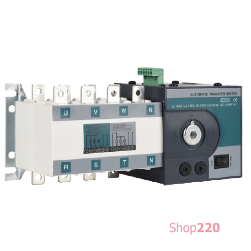 Переключатель нагрузки моторизованный 1250А, 4 полюса, питание 220V AC