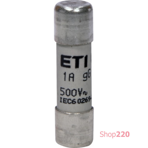 Предохранитель CH10x38 gG 1A 500V ETI 2651012