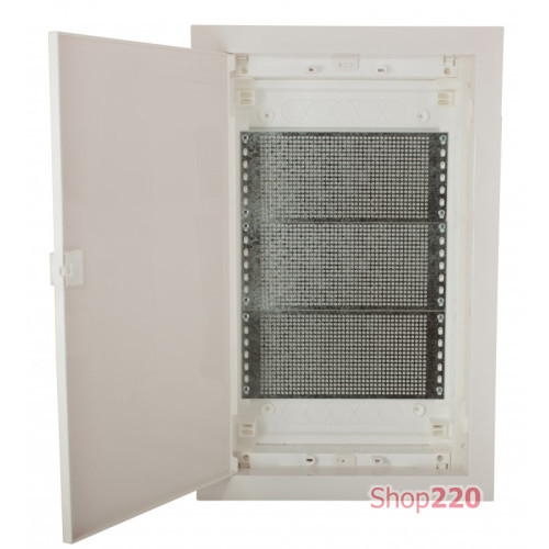 Щит металлопластиковый ECG42 MEDIA-PO (перф.панель, пластик.белая дверца) ETI 1101191