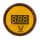 Цифровой измеритель напряжения AD22-22DVM DC 5-30В (желтый) A0190010013