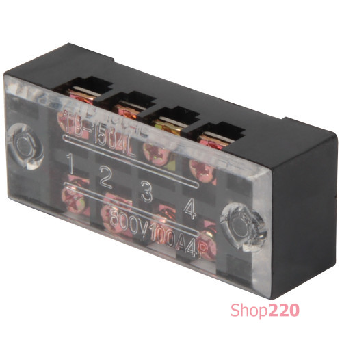 Клеммная колодка защищенная 100А, 4 полюса, e.tc.protect.100.4 Enext p056024