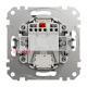 Выключатель с подсветкой 2 клавишный, черный, Sedna Design SDD114105L