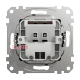 Вывод кабеля, черный, Sedna Design SDD114903