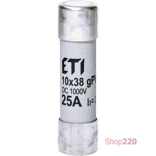 Предохранитель 25А gPV 10x38, ETI 2625139