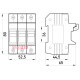 Держатель предохранителей 10х38 до 32А, 3 полюса, на дин-рейку, e.fuse.1038.h3 Enext i0300003