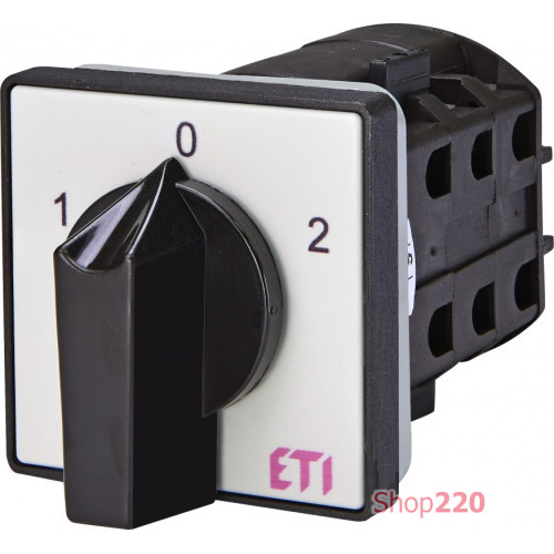 Переключатель CS 25 11 U (3p_"1-0-2"реверс"_с/ч_ 25A) ETI 4773140