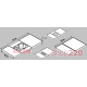 Розетка 220В с USB тип А+С в столешницу, белый, Versapad ASA 060.08F.00063