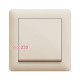 Выключатель проходной, кремовый, Lumina-2 WL0021 Hager