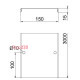 Крышка DGRR для проволочного лотка 150х3000х0,75 мм, FT (40-60 мкм) 6001824