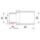 Ввод для труб d32мм, e.pipe.tangency.stand.32 Enext s6035004