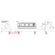 Накладной блок розеток 3х220В + 2xUSB, Versadesk ASA 060.23F.00131