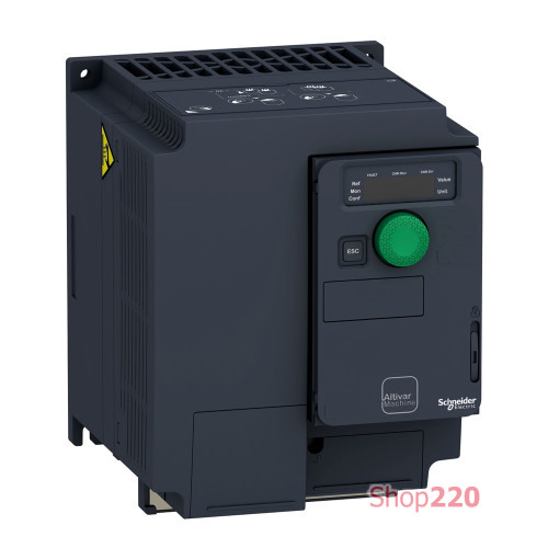 Преобразователь частоты 4кВт 380-500В ATV320C, компакт, с ЭМС-фильтром C2 ATV320U40N4C