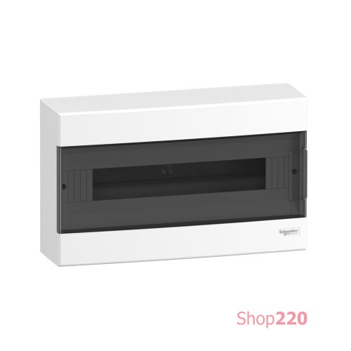 Электрический щит на 18 модулей, навесной, дымчатая дверь, Easy9 EU Schneider Electric EZ9EUC118
