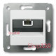 Механизм розетки телефонной RJ11, белый, 773638 Legrand Cariva