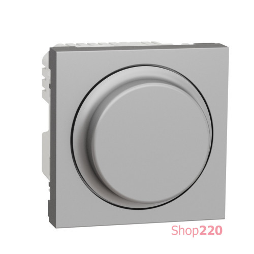 Диммер для LED ламп , алюминий, 2 модуля, Unica New Schneider NU351430