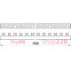 Гребенка соединительная 3-полюсная, 100А, 1 метр, e.bc.u.stand.3.100 Enext s180007
