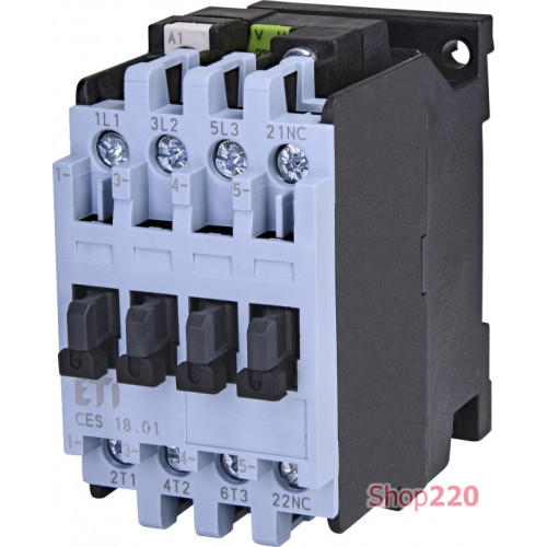 Контактор CES 18.01 (7,5 kW) 230V AC ETI 4646538
