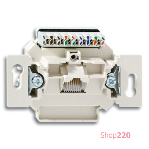Розетка компьютерная RJ45 (механизм), Jung A500 EPUAE8UPOK6US