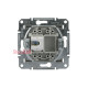 Розетка комп'ютерна RJ45, бронза, EPH4300169 Asfora Schneider