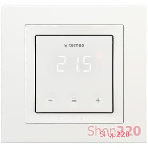 Терморегулятор сенсорный terneo s unic, белый