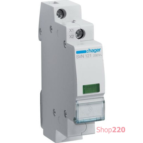 Индикатор LED зеленый, Hager SVN121