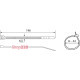 Хомуты кабельные CHS 200х8 мм белые (упак 100шт) A0150090027