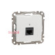 Компьютерная розетка RJ45 кат. 5е UTP, белый, Sedna Design SDD111451