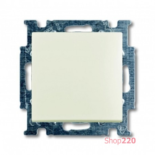 Кнопка без фиксации, белый шале, ABB 2026 UC-96-507 Basic 55