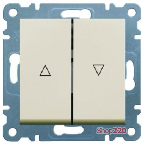 Выключатель для жалюзи, кремовый, Lumina-2 WL0321 Hager