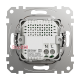 Розетка USB тип A+C 2,4A, алюминий, Sedna Design SDD113402