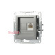 Розетка комп'ютерна RJ45, сталь, EPH4300162 Asfora Schneider