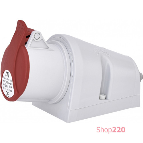Розетка 16A IP44 настенная, 400V, 3P+PE, EZ-1643 ETI 4482035