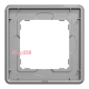 Рамка 1 пост, матовое стекло, Sedna Design SDD362801