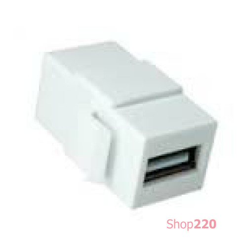 Разъем USB 2.0 типа KeyStone, 11017101 Hager