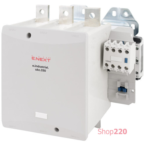 Контактор 330А, 400В, 1no, e.industrial.ukc.330.400 Enext i.0090066