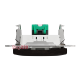 Компьютерная розетка RJ45 кат. 5е UTP, венге, Sedna Design SDD181451