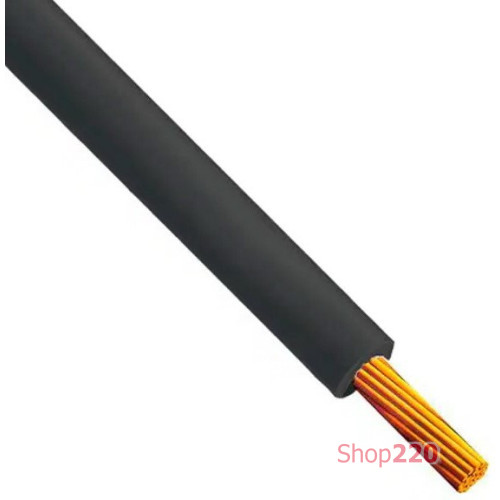 Провод ПВ3нг-LS 2.5 мм кв, черный, не распространяет горение, Гал-Кат ГК000023172