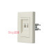Розетка комп'ютерна RJ-45 подвійна, кремовий, EPH4400123 Schneider Asfora
