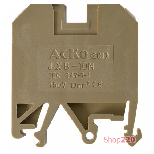 Клеммник JXB 10/35 желтый A0130010017