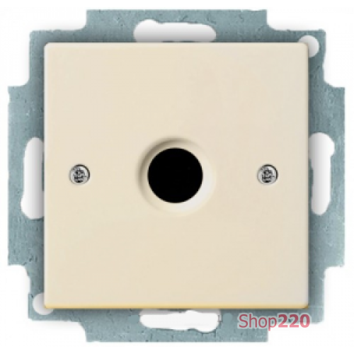 Розетка телевизионная TV, слоновая кость, ABB 1743-01-92-507 Basic 55