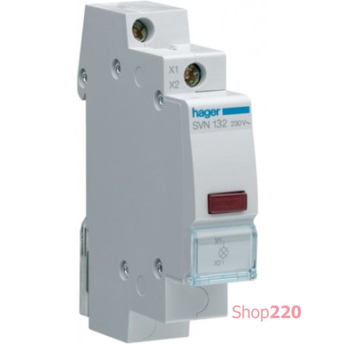 Индикатор LED красный, Hager SVN122