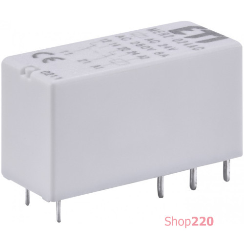 Реле электромеханическое миниатюрное MER2-024 AC 2p ETI 2473033