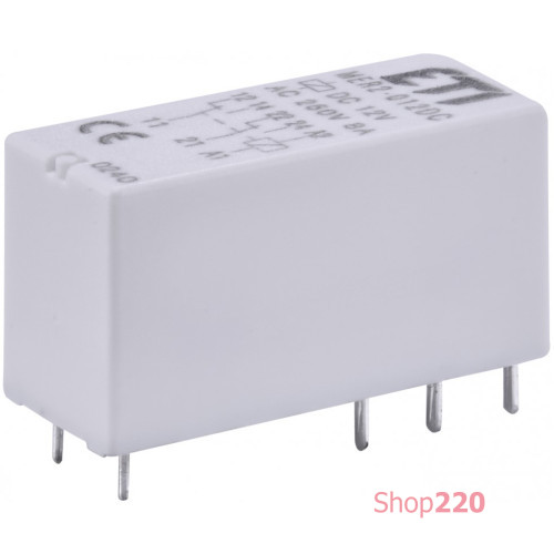 Реле электромеханическое миниатюрное MER2-012 DC 2p ETI 2473031