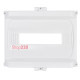 Пластиковый корпус на 14 модулей, встраиваемый, IP40 e.plbox.industrial.w.14 ENEXT i0600002
