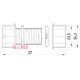 Соединитель металлический цанговый, e.industrial.pipe.connect.collet.3/4' Enext i0430002