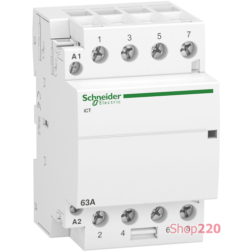 Контактор 63А, 4NO, 220/240В, 50Гц A9C20864