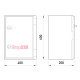 Щит ударопрочный 400х600х200мм с прозрачной дверцей, IP65, e.plbox.400.600.200.tr Enext