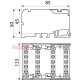 Нулевая шина в корпусе 4х15 (4 бруска по 15 отверстий), VC-415 A0150120022