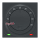 Термостат теплого пола, антрацит, 2 модуля, Unica New Schneider NU350354