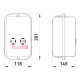 Электромагнитный пускатель 32А, 400V, e.industrial.ukq.32mb Enext i0100005